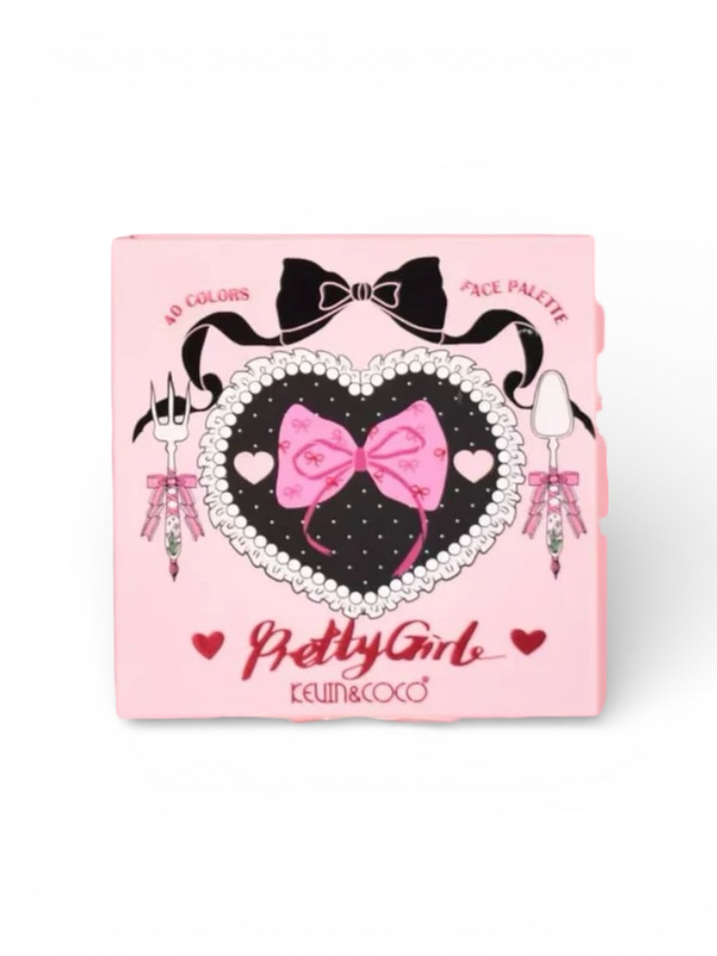 K&C 'Bow' Pretty Girl 40 Color Eyeshadow Book