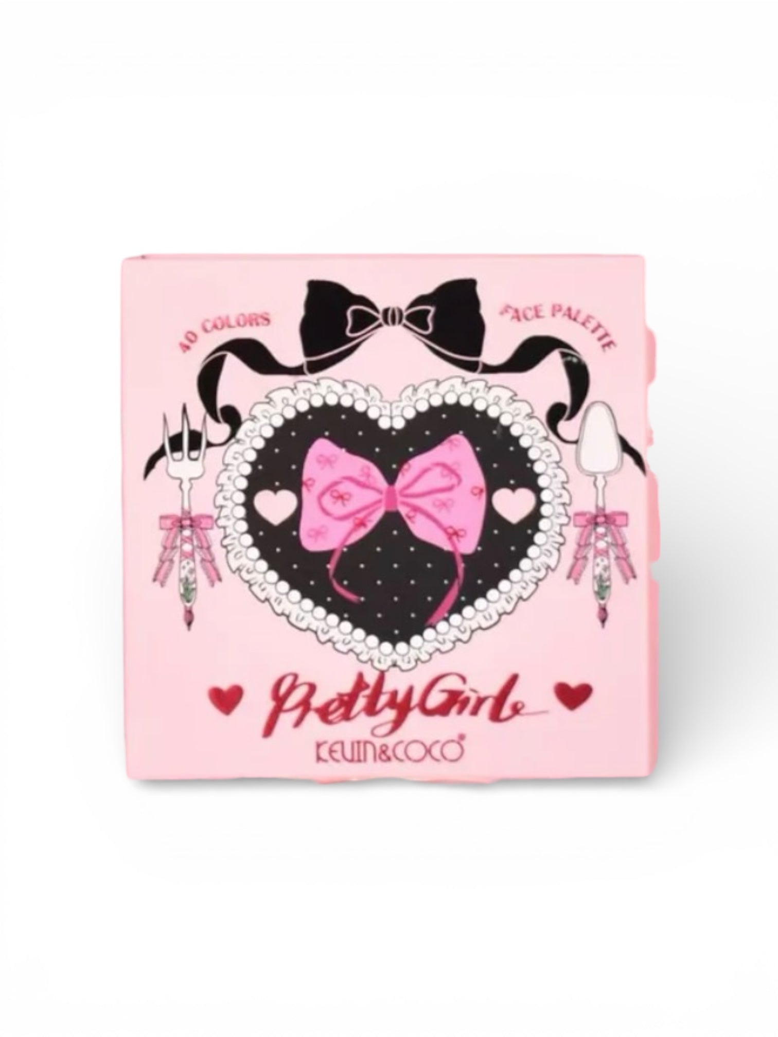 K&C 'Bow' Pretty Girl 40 Color Eyeshadow Book