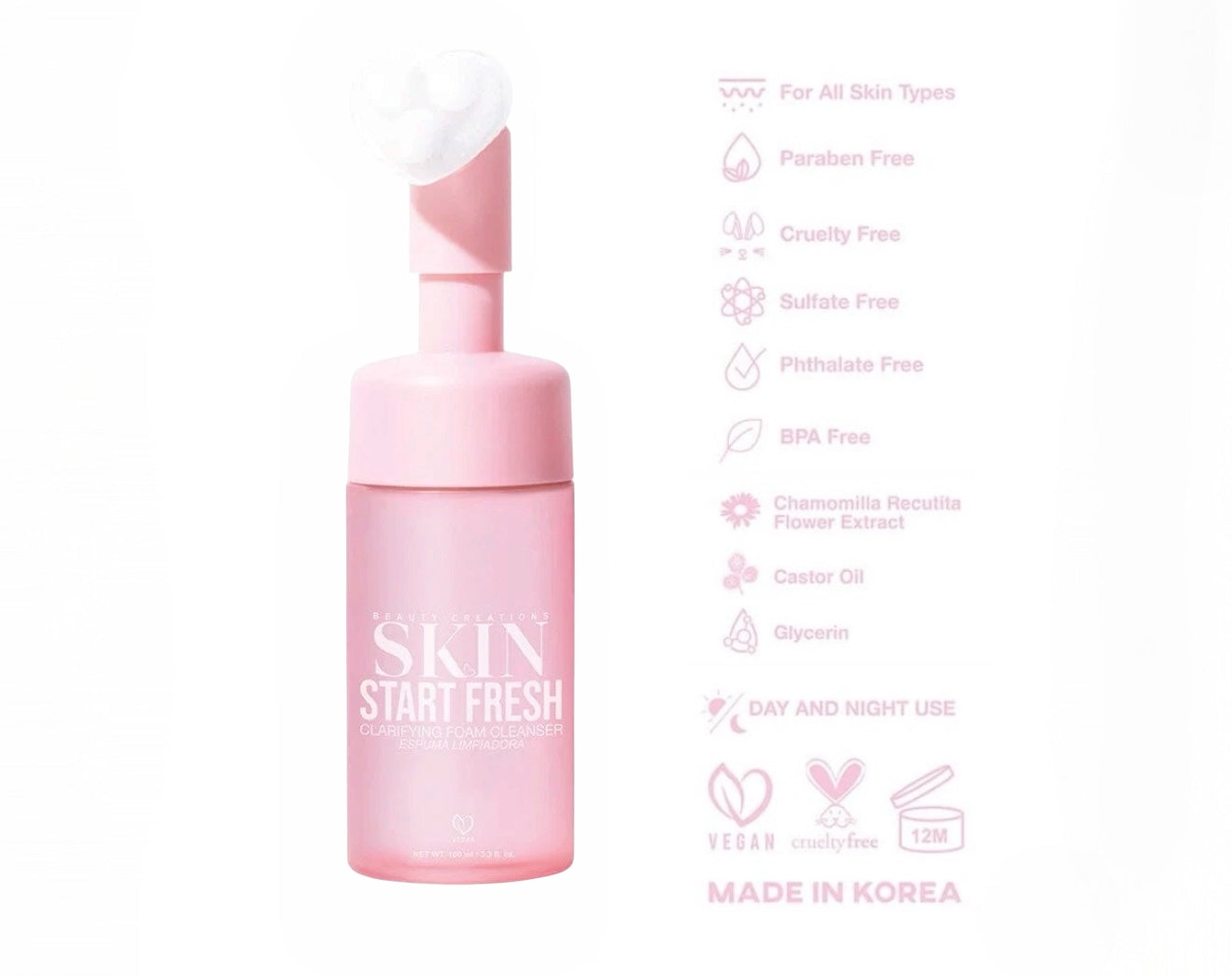 Beauty Creations Clarifying Foam Cleanser
