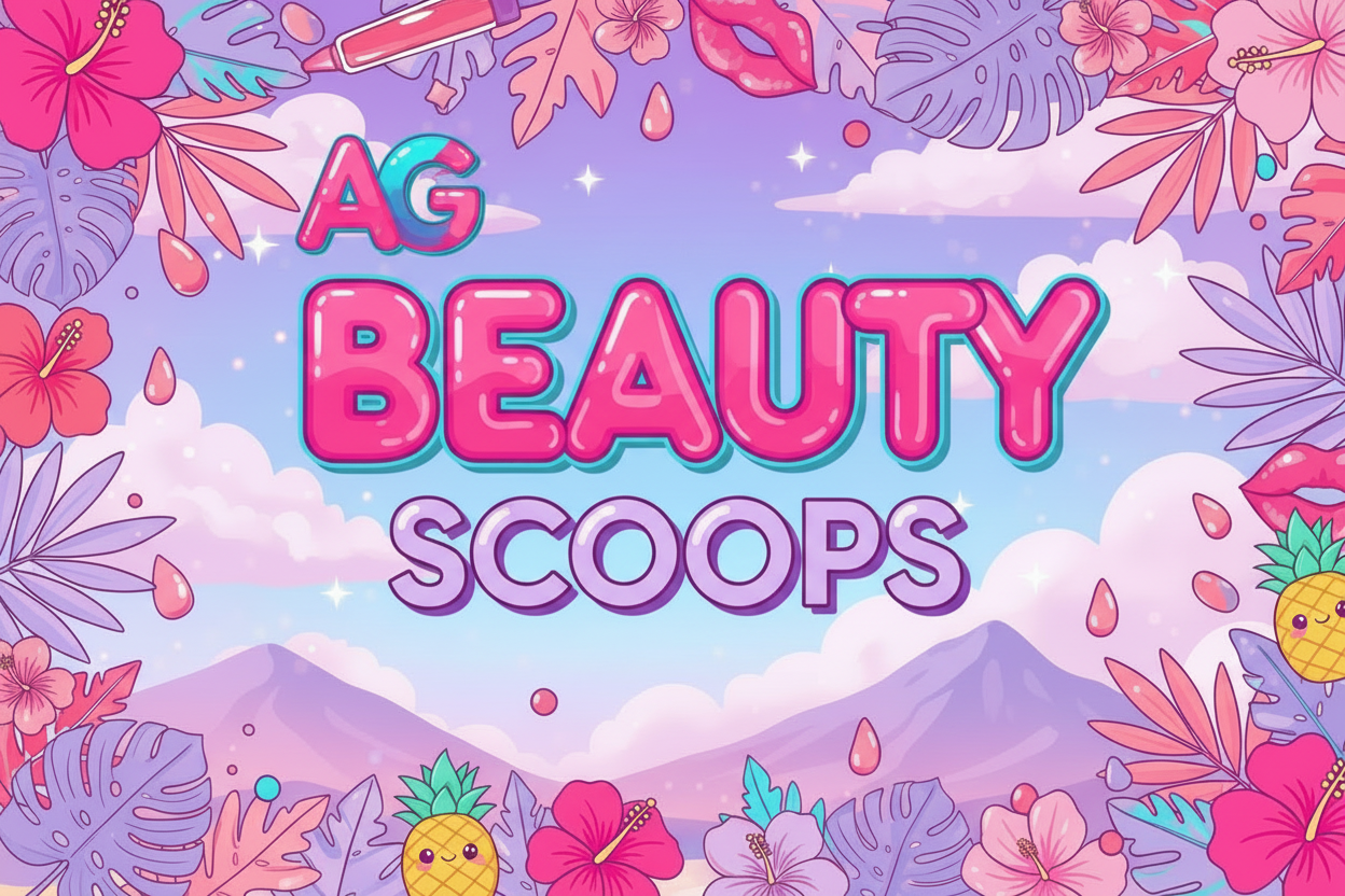 AG Beauty Scoops Extra Bubbly Font Banner