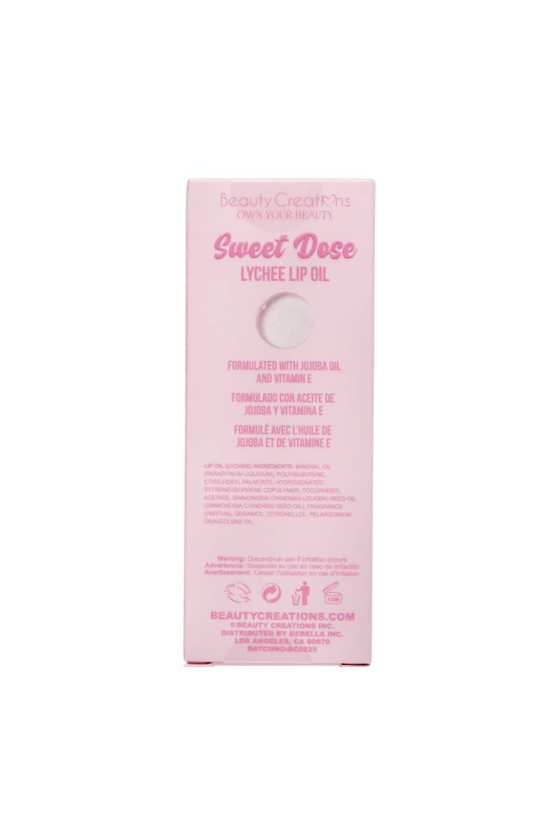 Beauty Creations LO-15 Lychee Sweet Dose Lip Oil